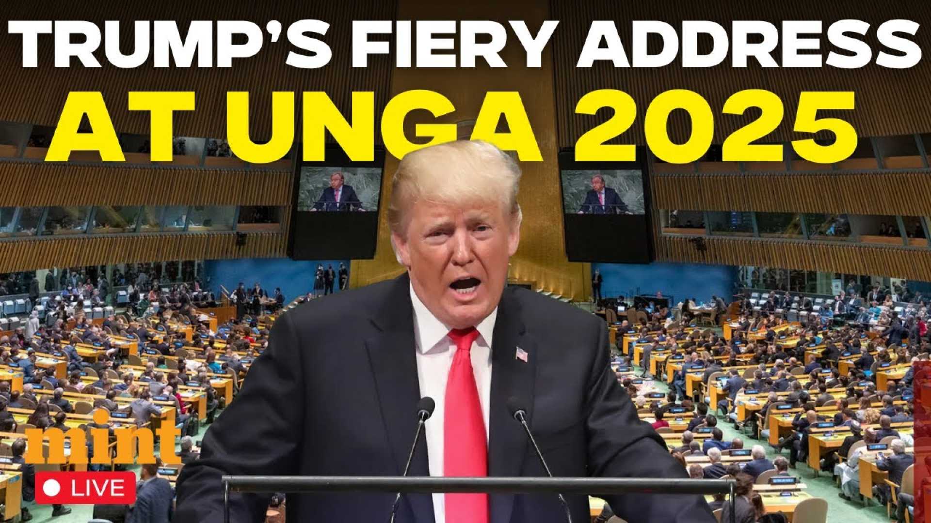 Donald Trump Un General Assembly 2025