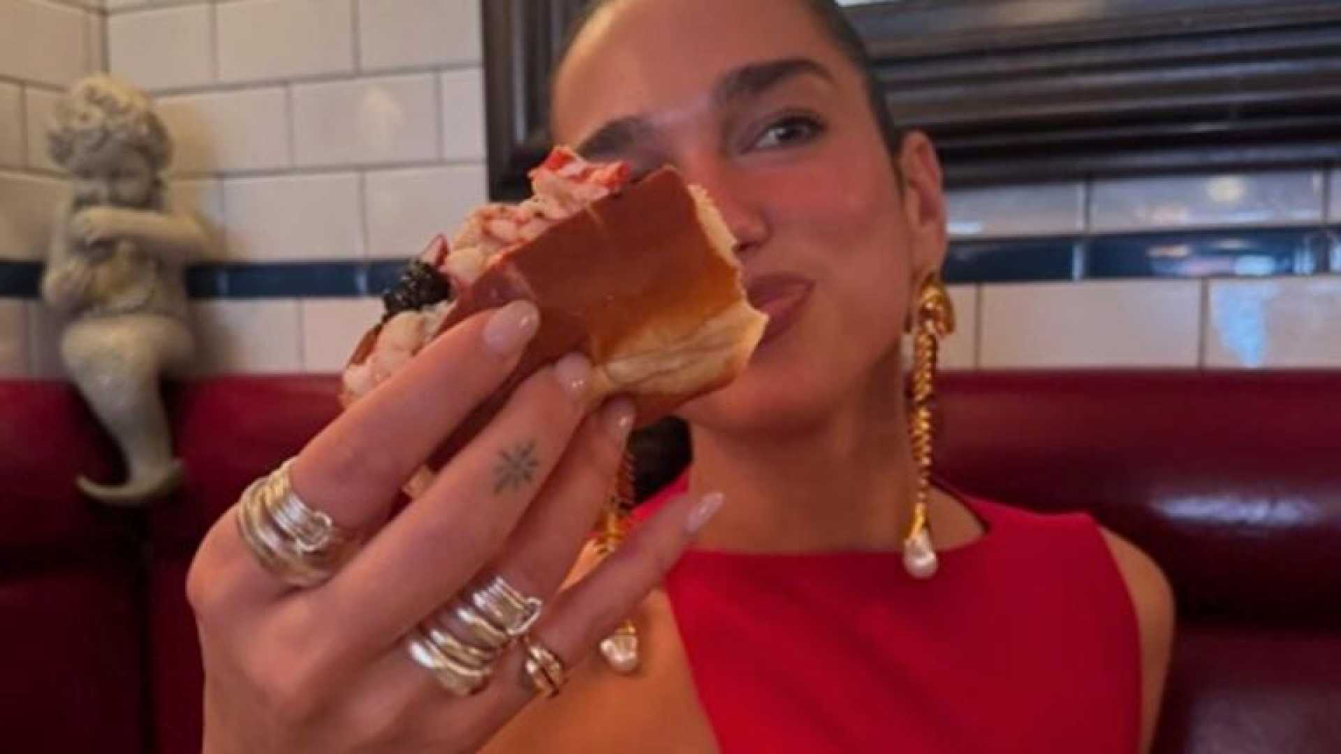 Dua Lipa Lobster Roll Boston