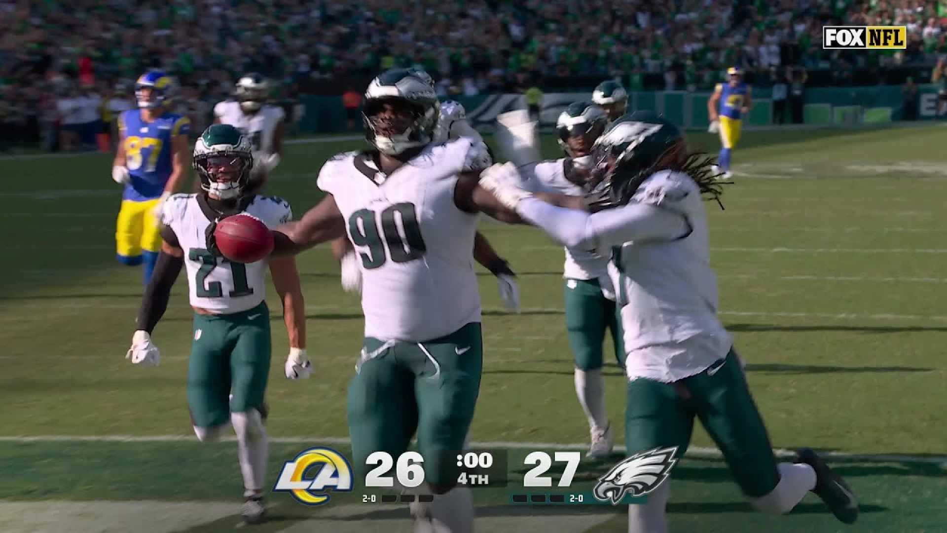 Eagles Game Winning Field Goal Block Touchdown