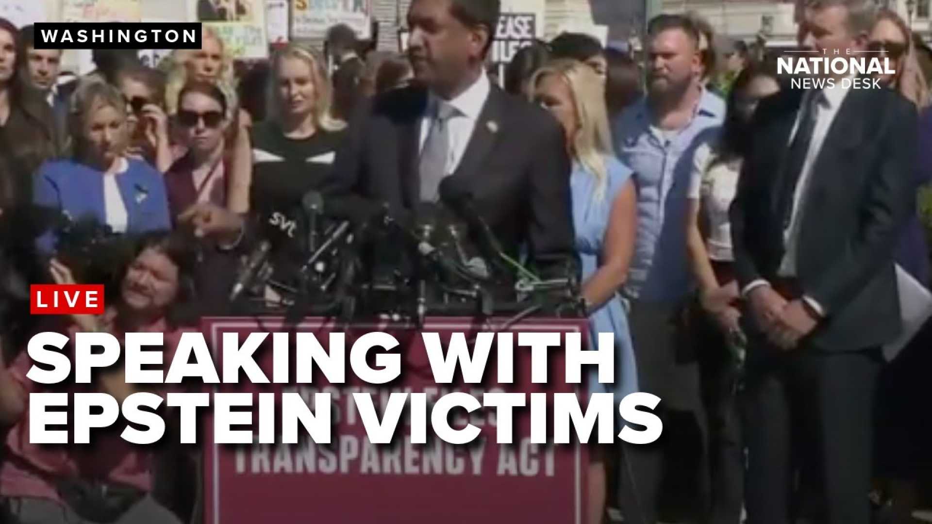 Epstein Victims Press Conference Washington