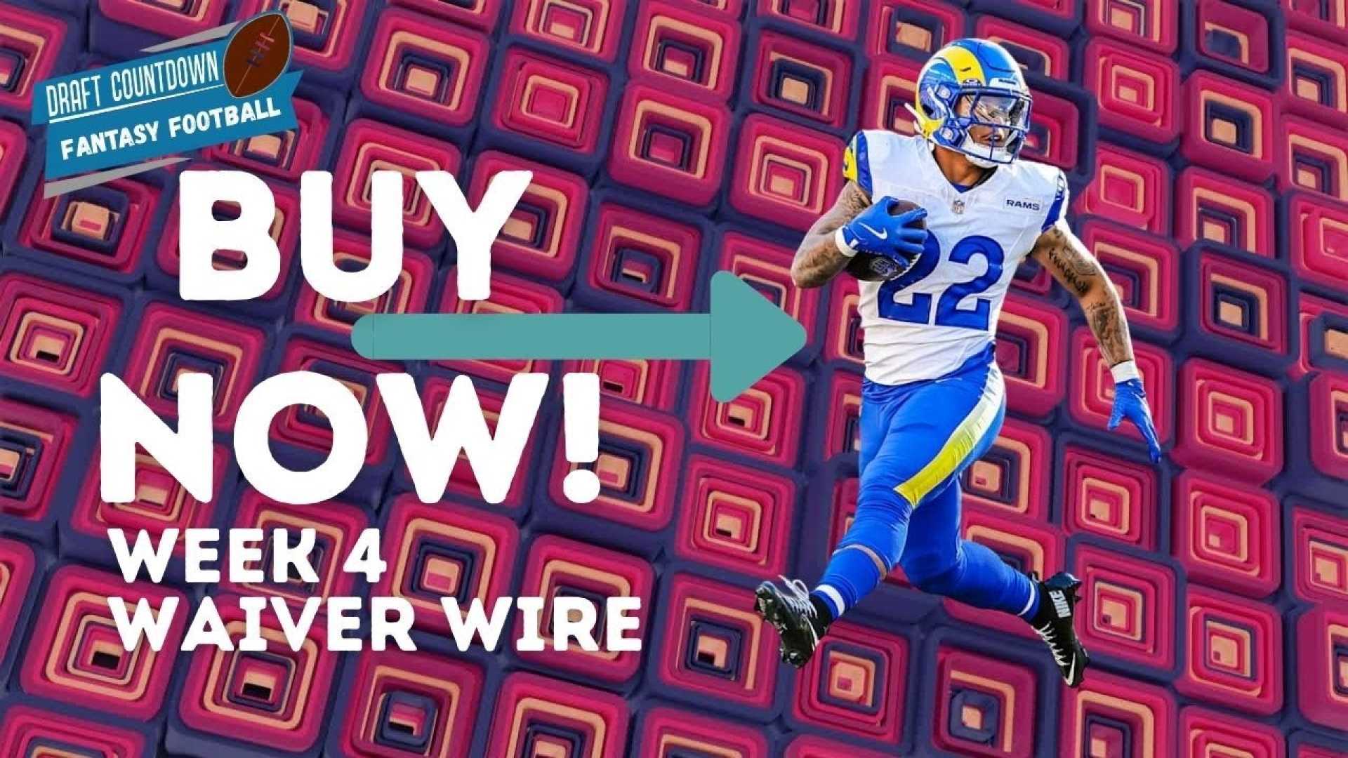 Fantasy Football Waiver Wire Week 4