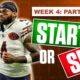 Fantasy Football Week 4 Start Sit