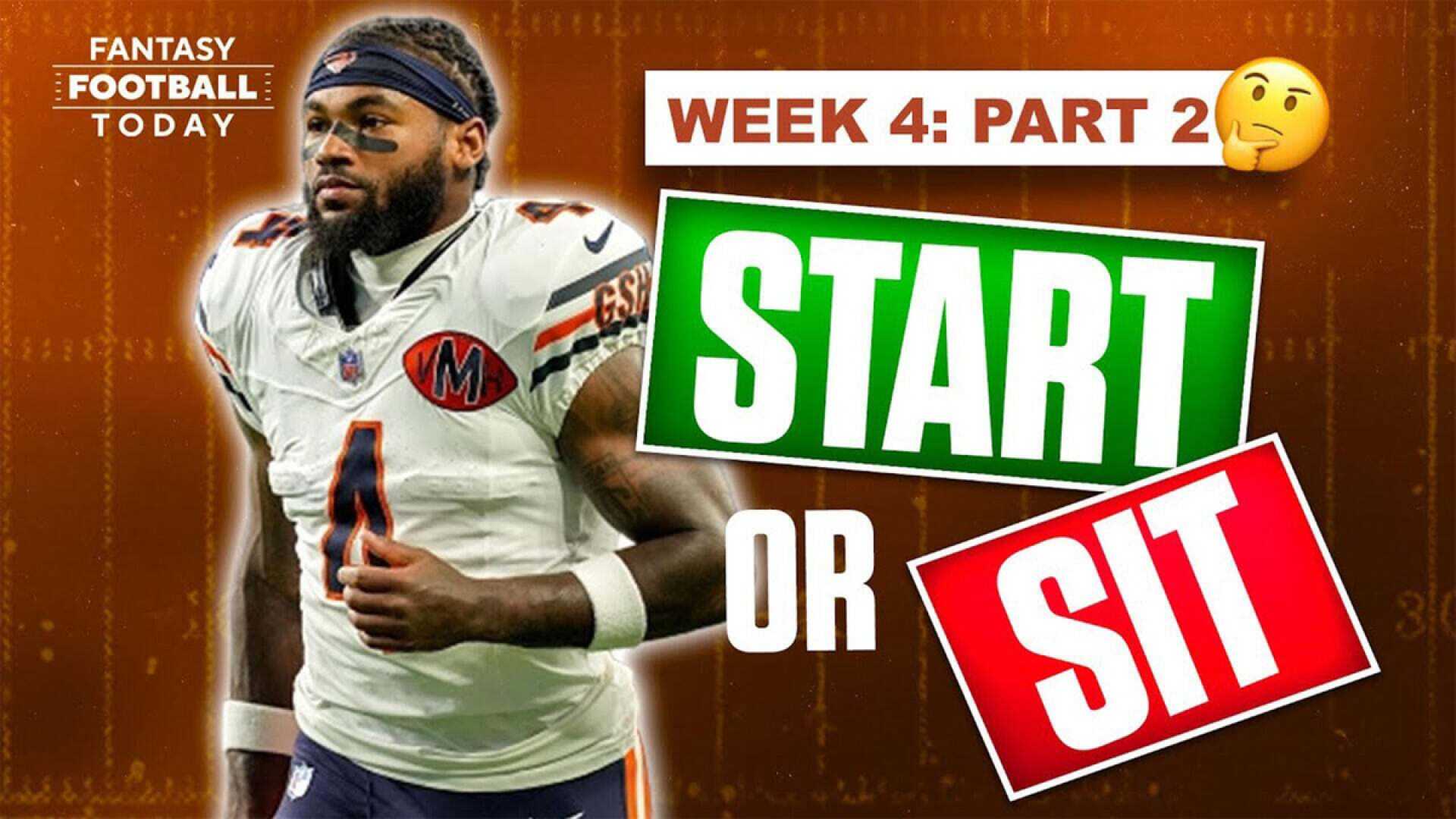 Fantasy Football Week 4 Start Sit
