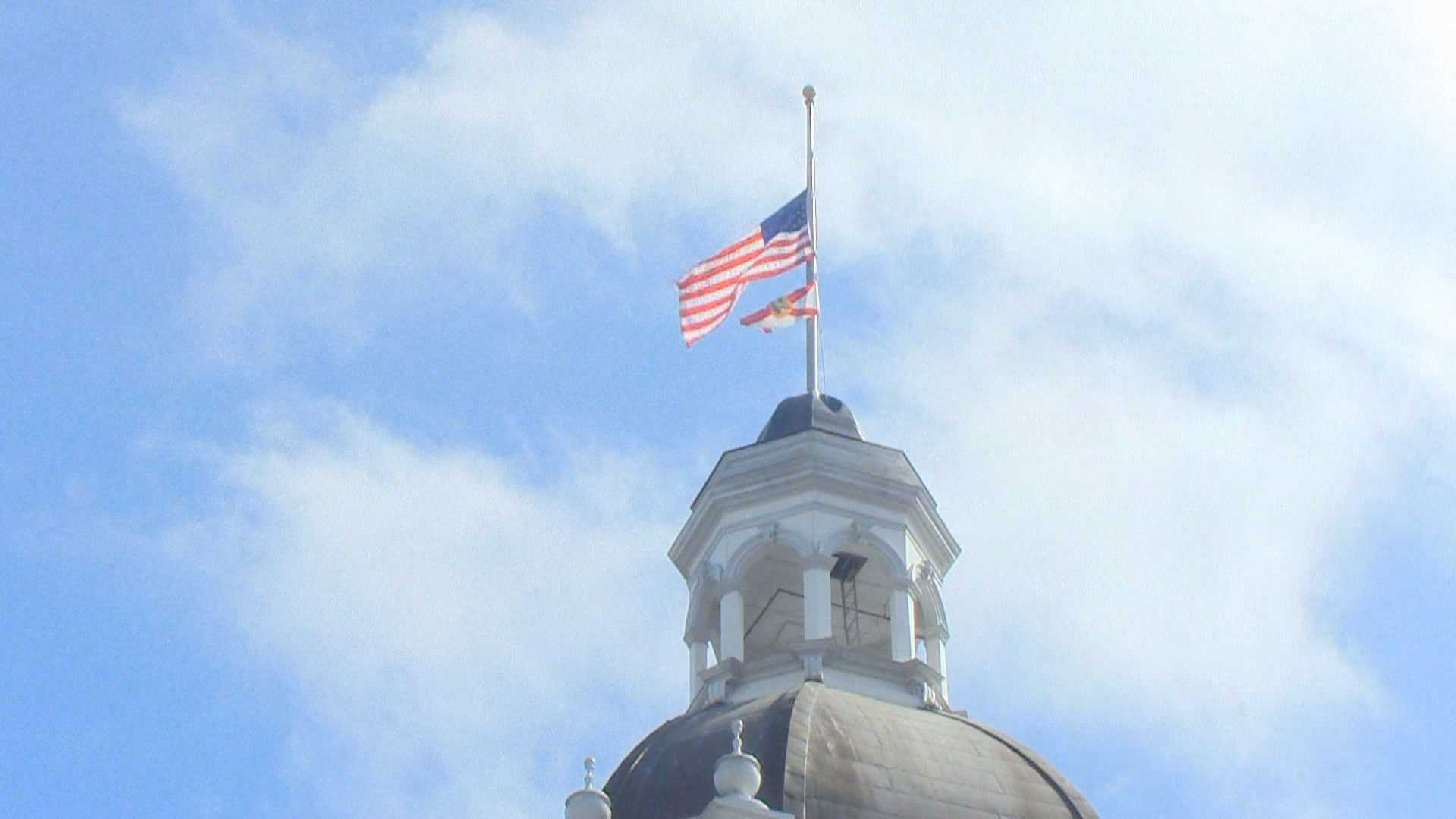 Florida Flags Half Staff Patriot Day