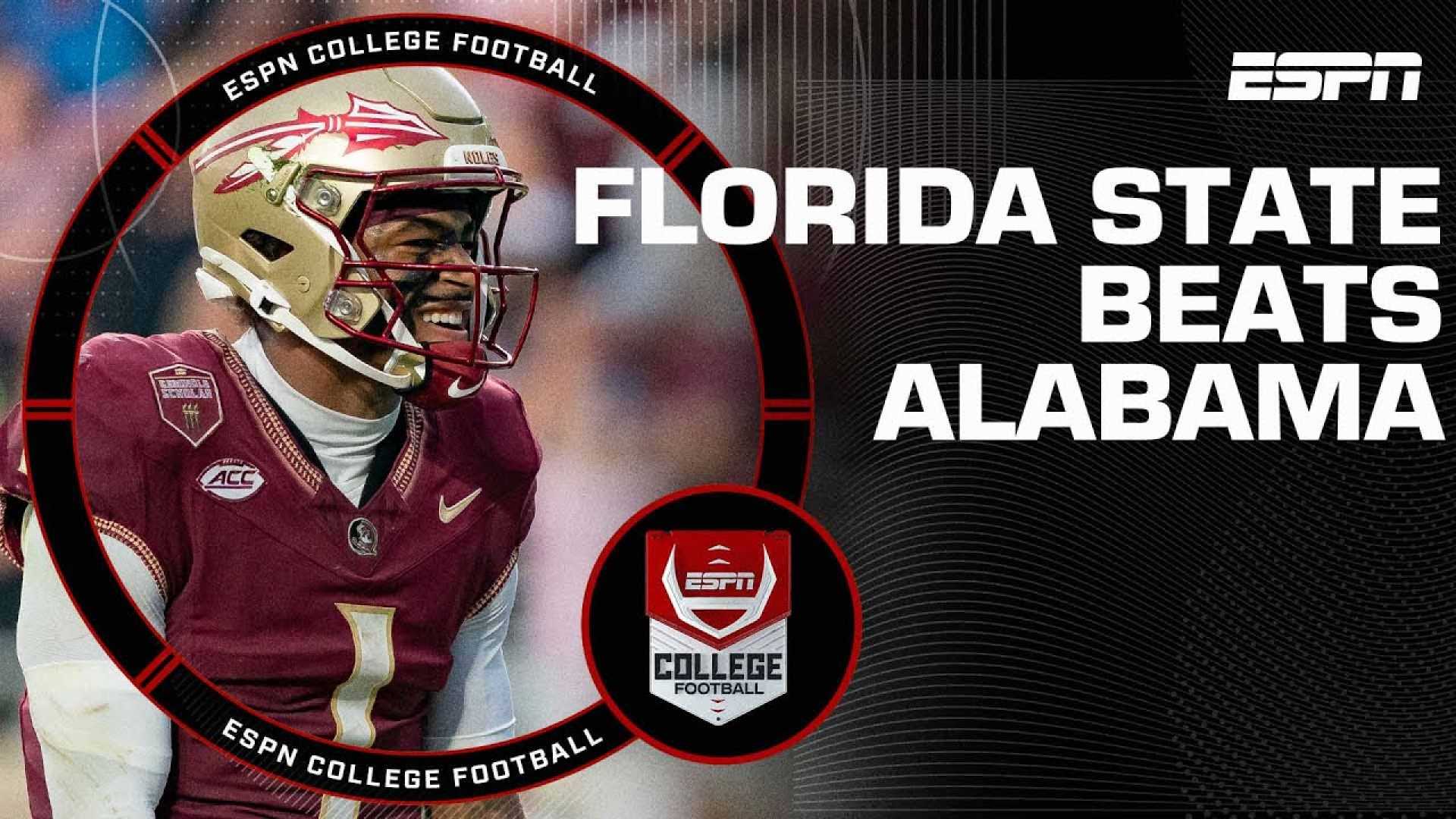 Florida State Alabama Football Upset