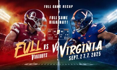 Florida State Vs Virginia Football Game