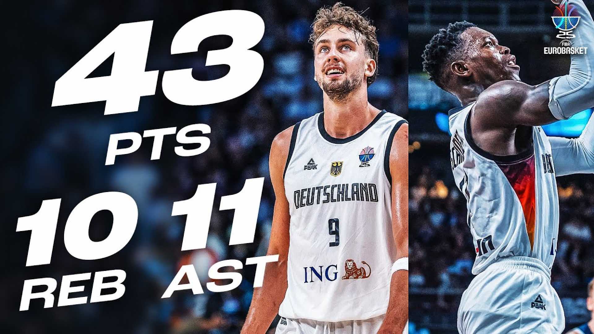 Franz Wagner Dennis Schröder Eurobasket Final