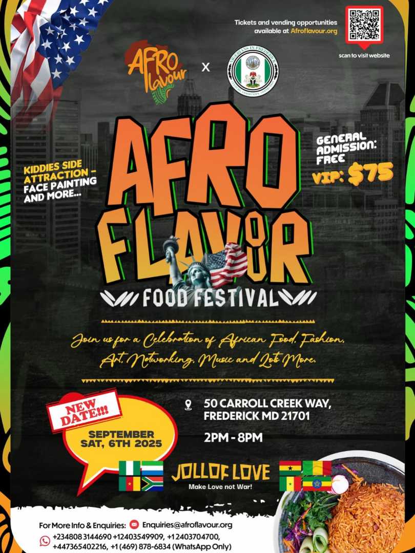Frederick Maryland Afro Flavour Food Festival