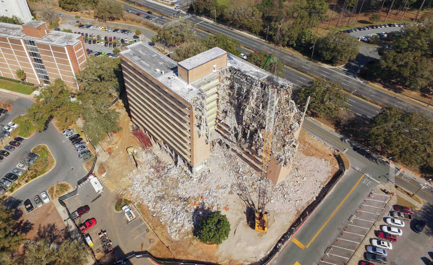 Fsu Football Dorm Demolition
