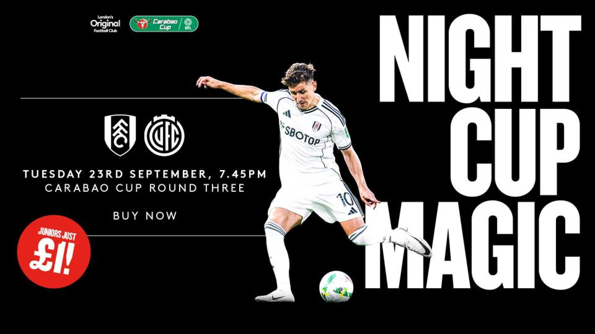 Fulham Cambridge United Carabao Cup