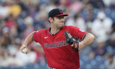 Gavin Williams Pitching Guardians Tigers
