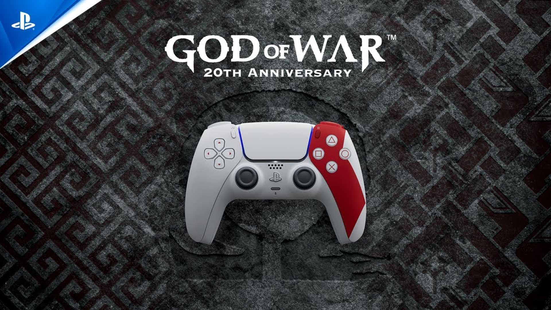 God Of War Dualsense Controller 20th Anniversary