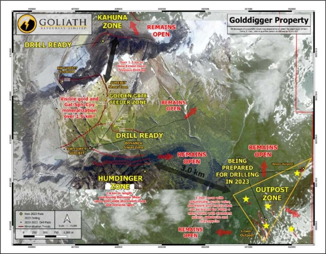 Goliath Resources Gold Discovery British Columbia