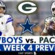 Green Bay Packers Dallas Cowboys Nfl Matchup