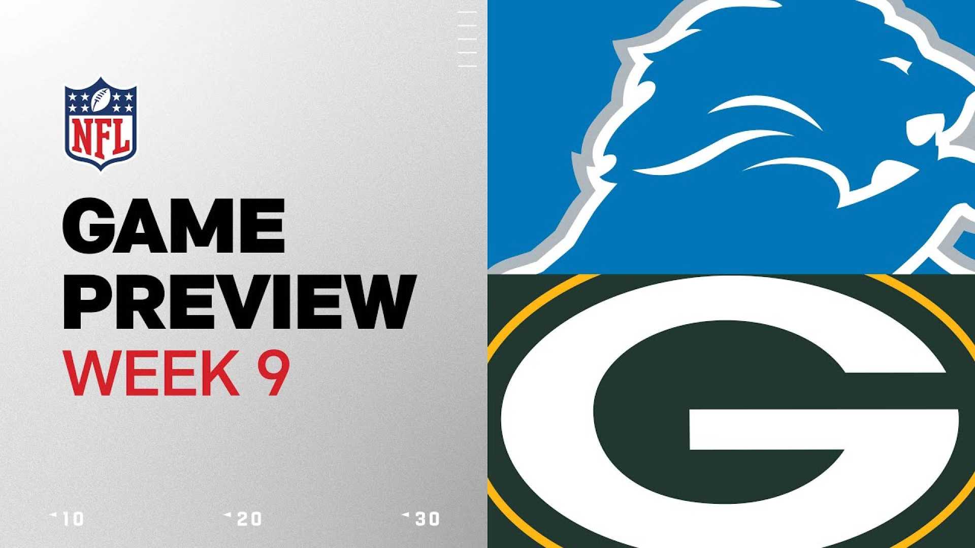 Green Bay Packers Versus Detroit Lions Game