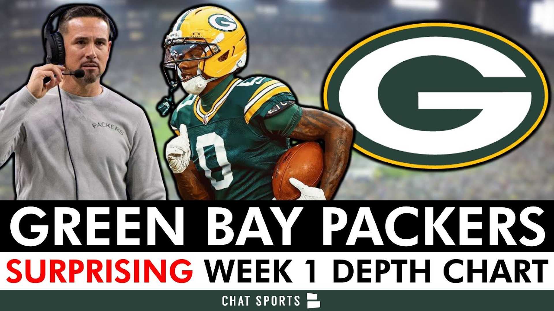 Green Bay Packers Week 1 Roster