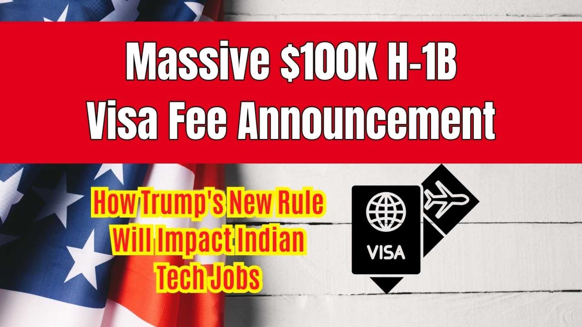 H 1b Visa Fee Announcement