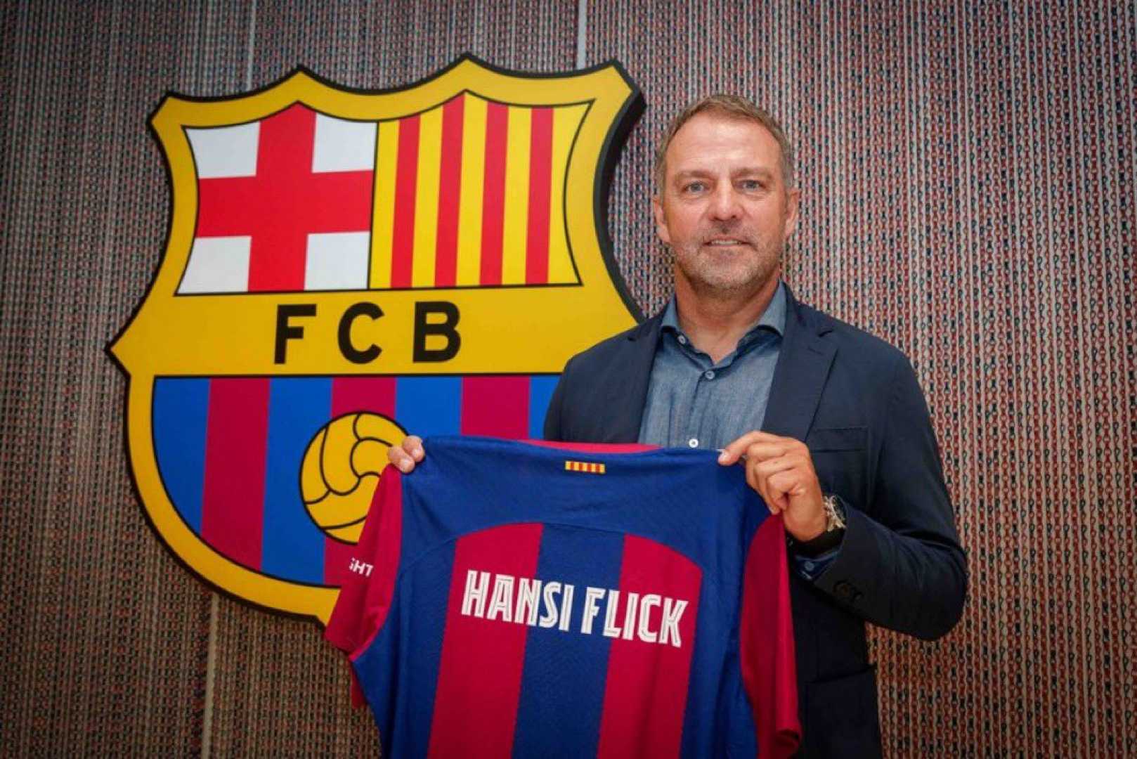 Hansi Flick Football Coach Barcelona Player