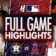 Houston Astros And Los Angeles Angels Game Highlights