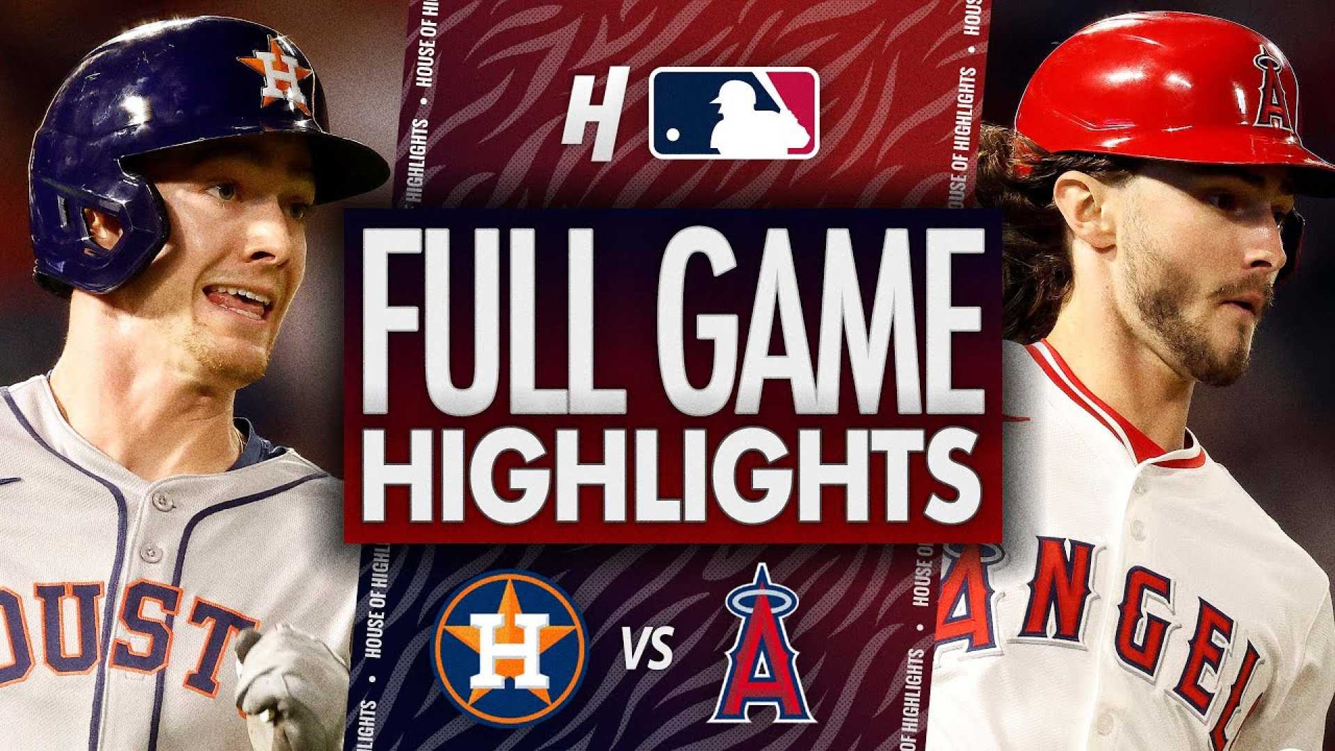 Houston Astros And Los Angeles Angels Game Highlights