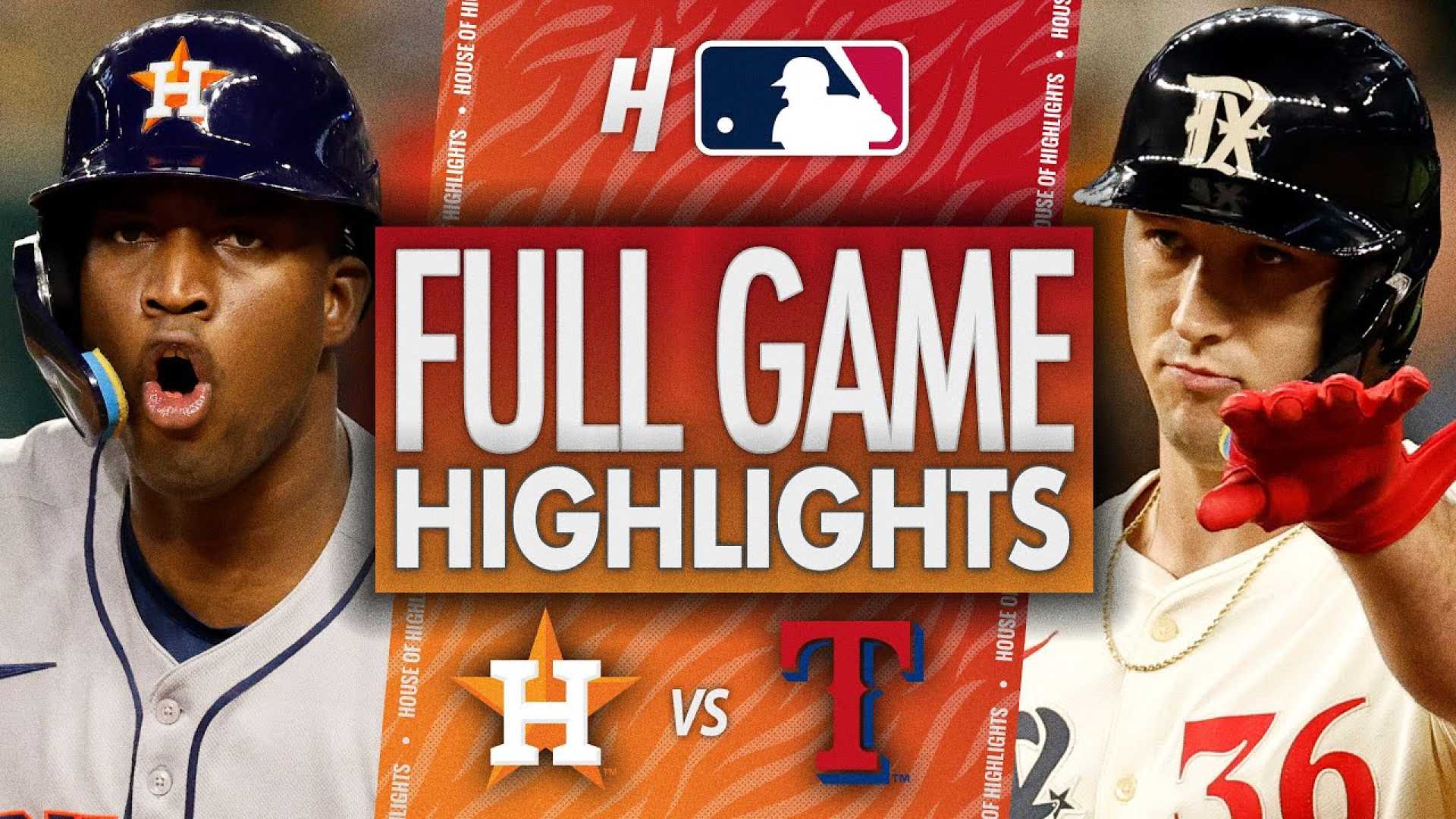 Houston Astros Texas Rangers Game