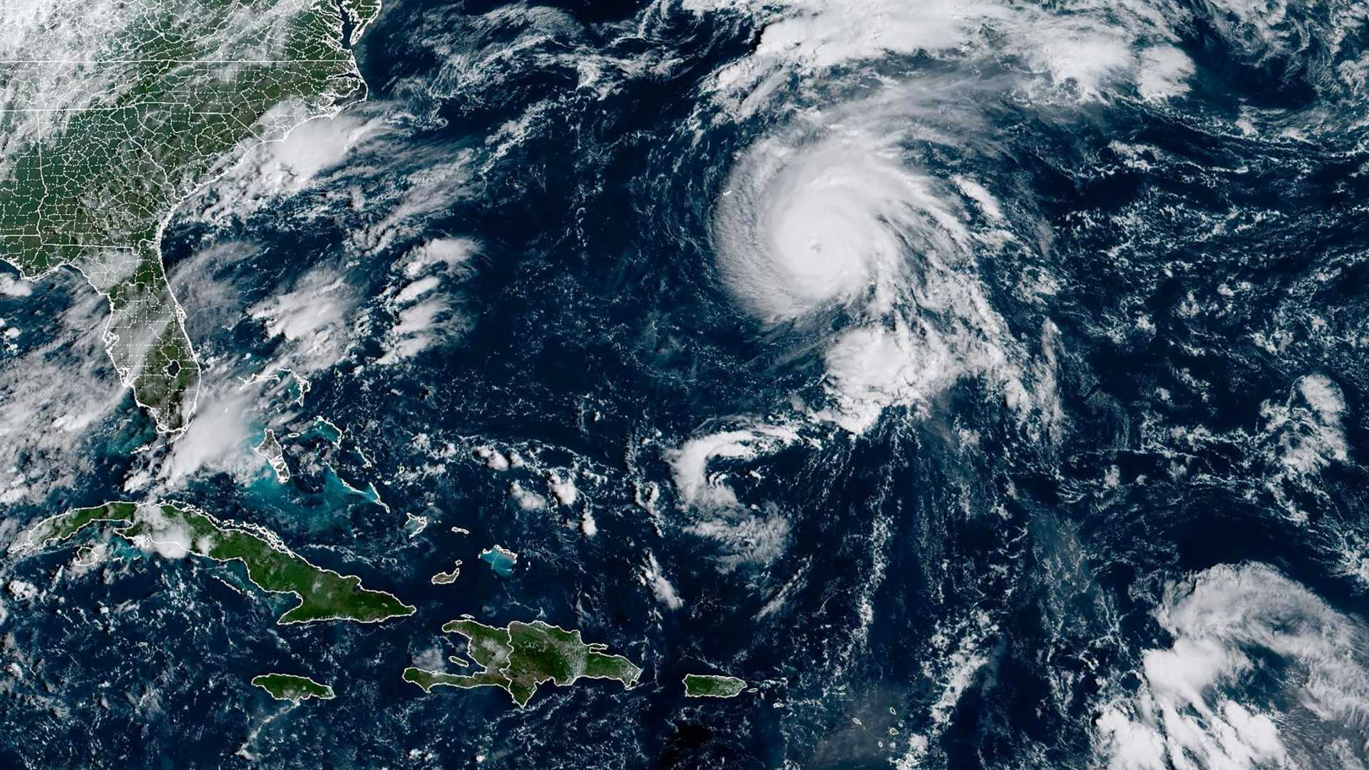 Hurricane Gabrielle Category 4 Storm