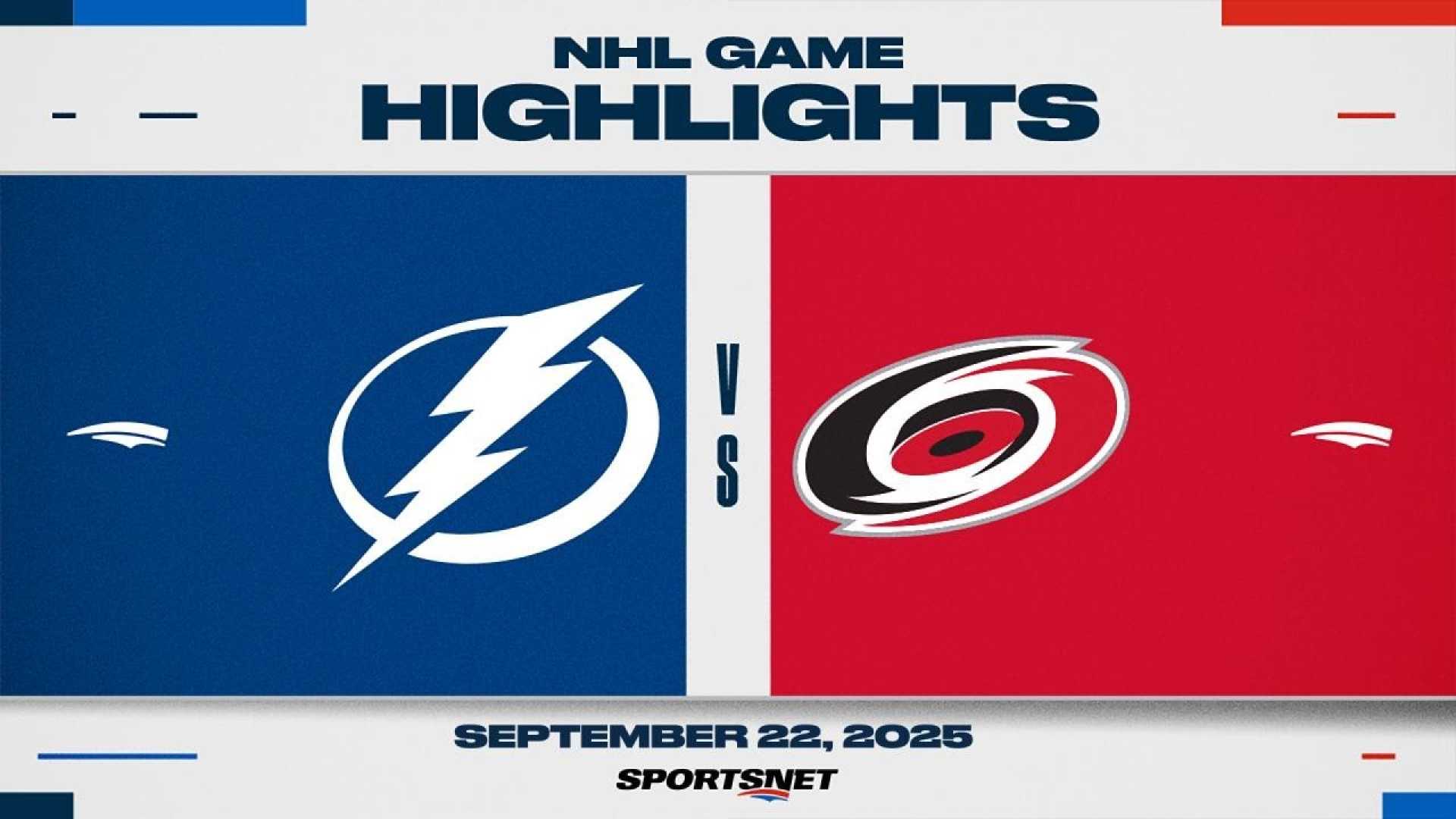 Hurricanes Vs Lightning Preseason Game