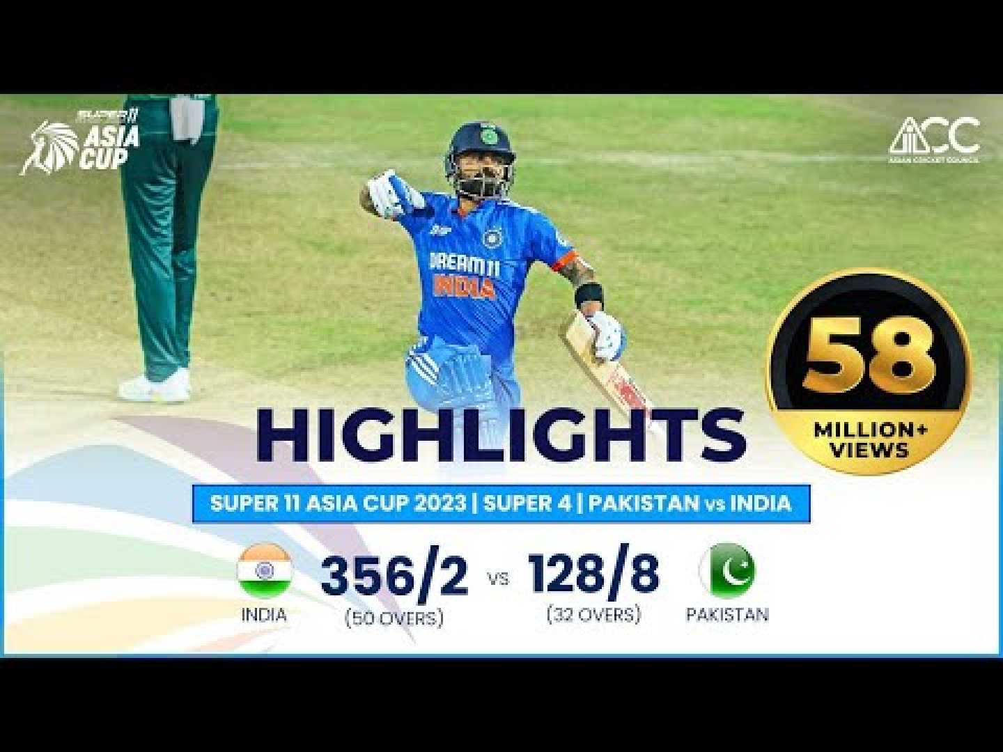 India Pakistan Cricket Match Highlights