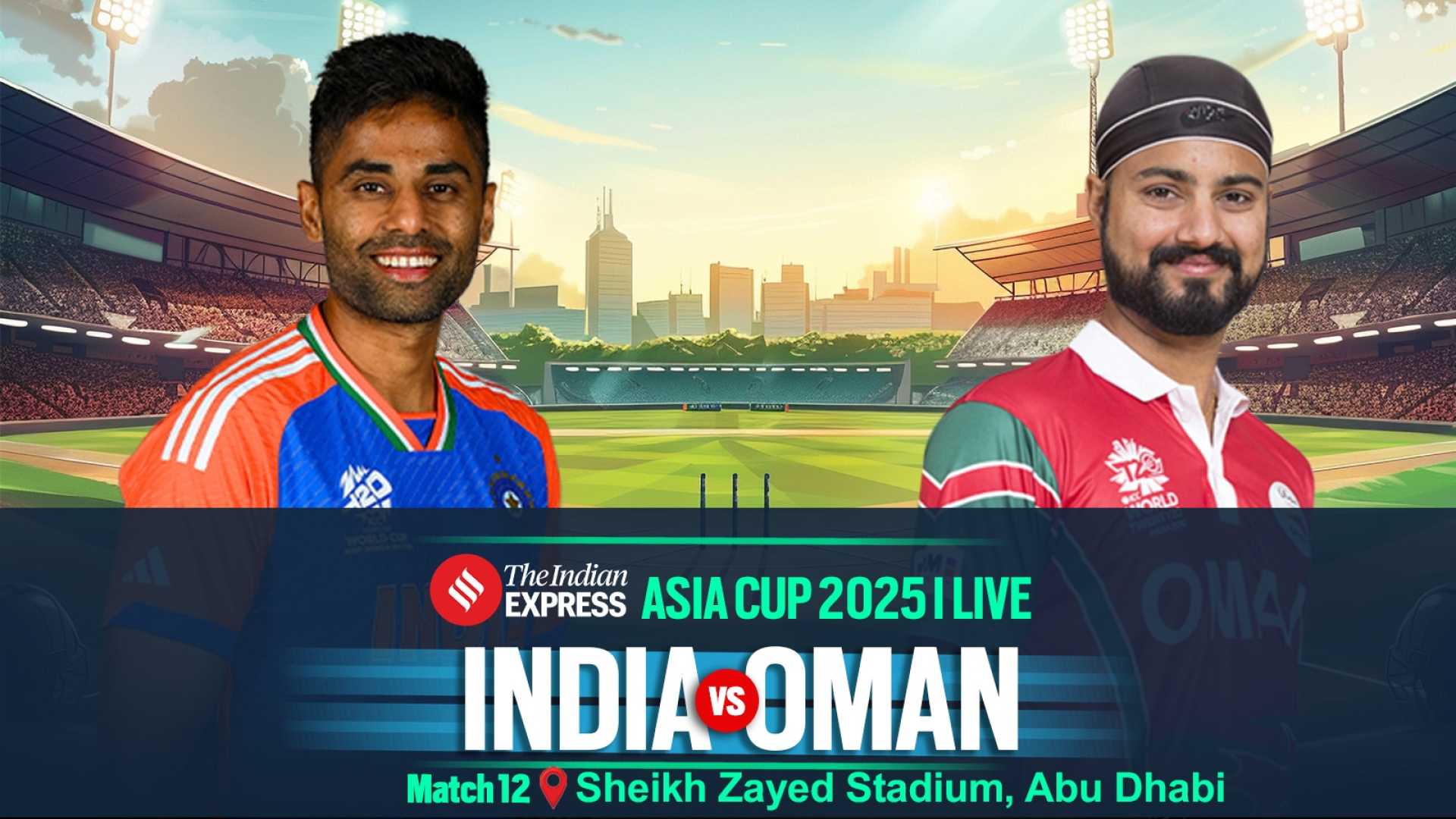 India Vs Oman Cricket Match 2025