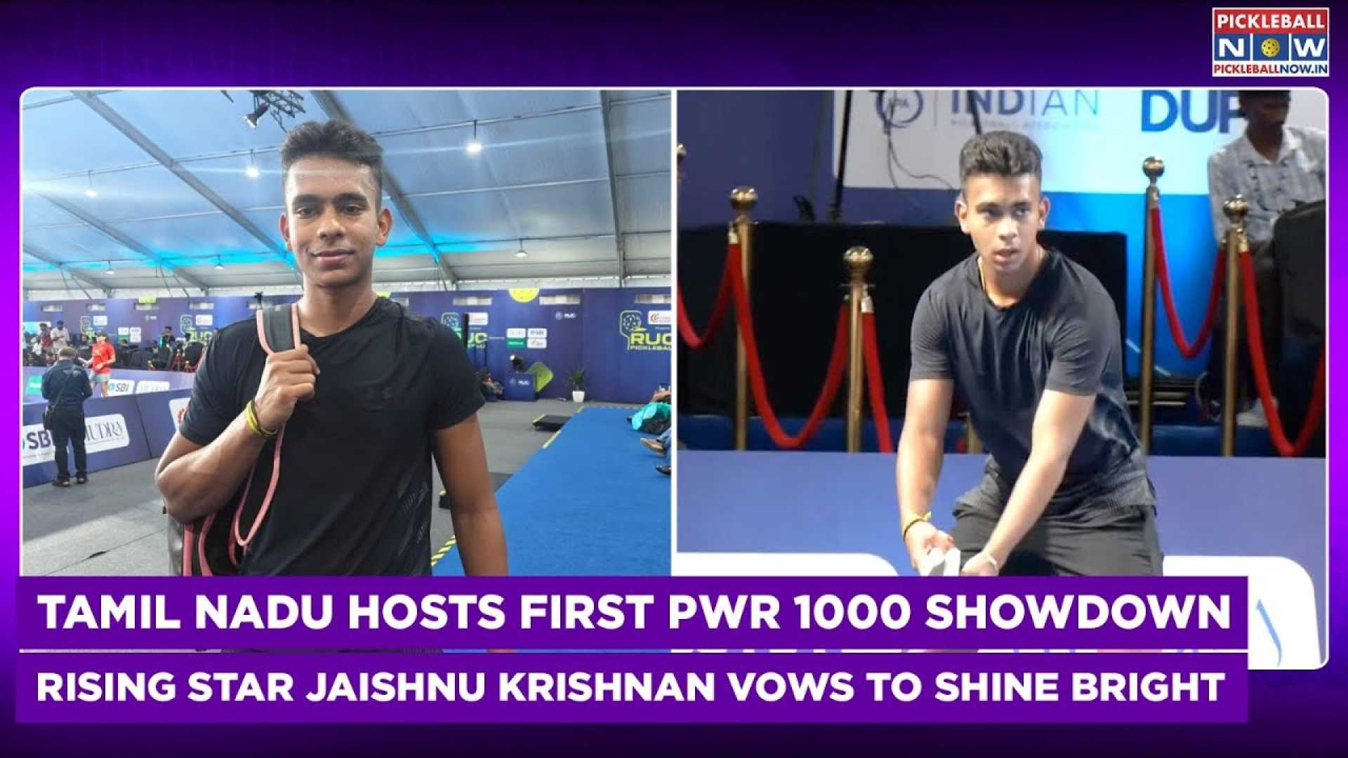 Jaishnu Krishnan Pickleball Championship Chennai