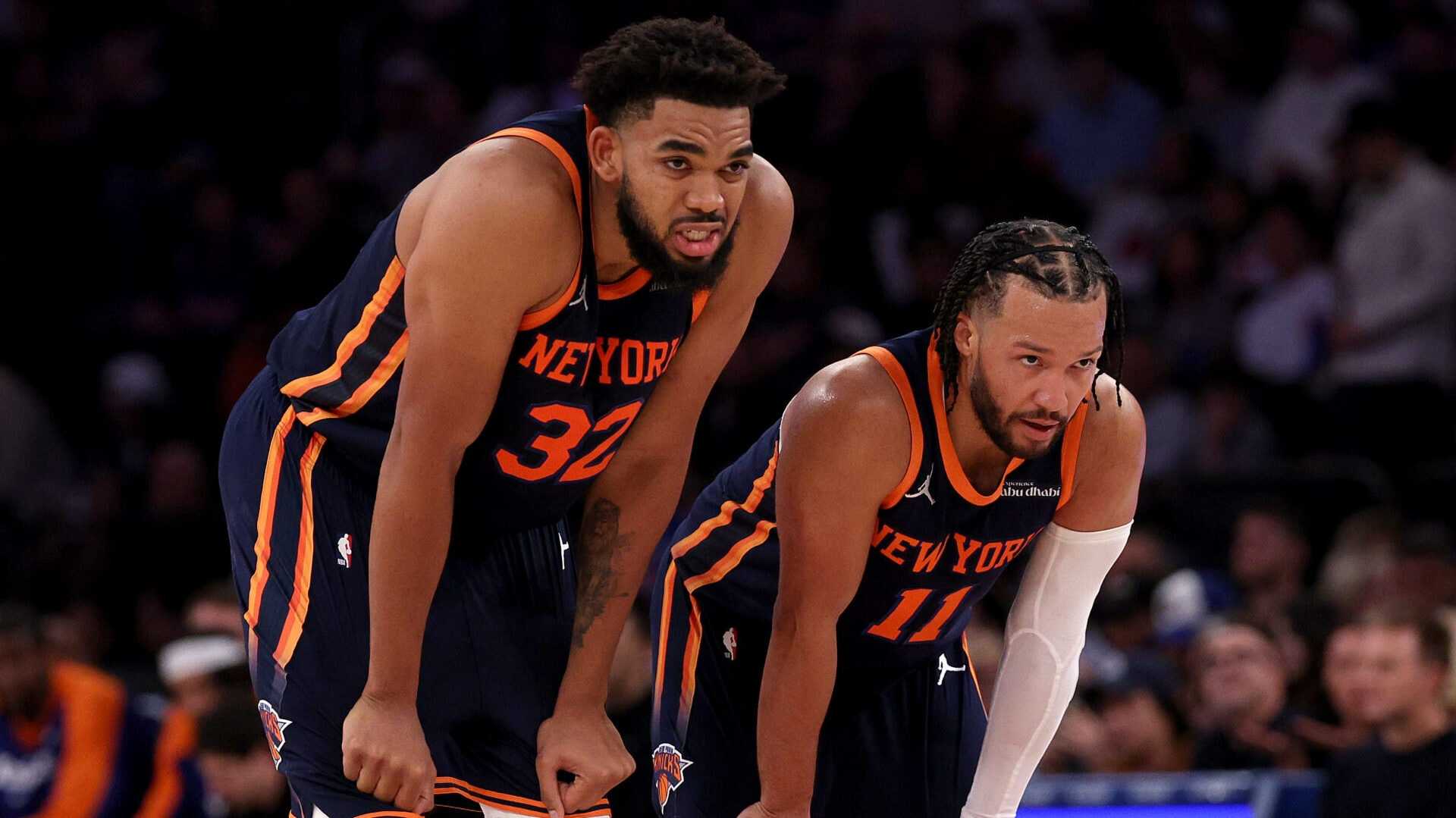 Jalen Brunson And Karl Anthony Towns Basketball