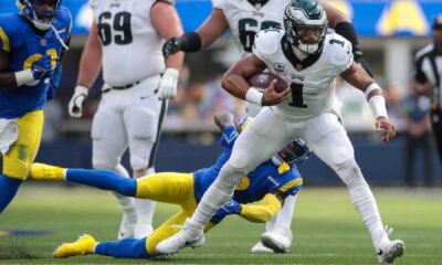 Jalen Hurts Eagles Rams Game