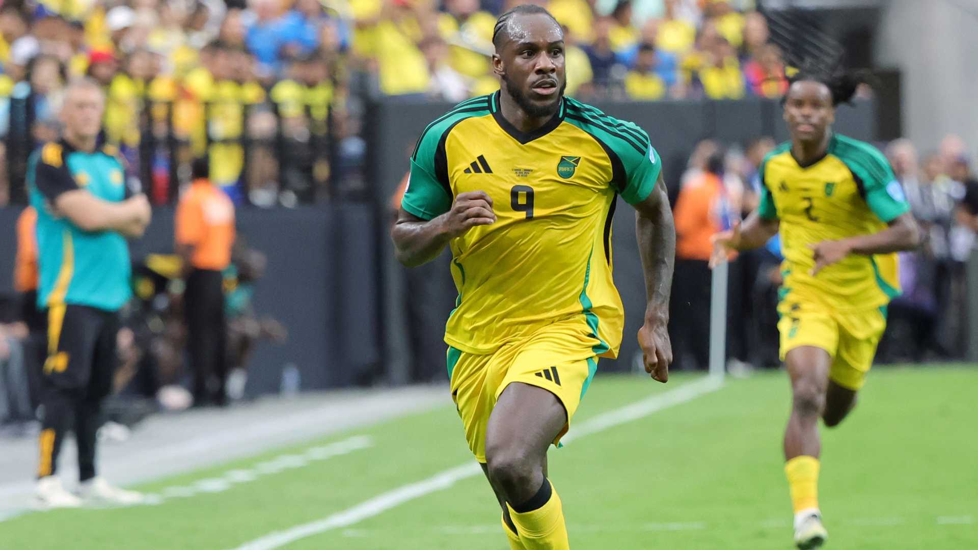 Jamaican Football Players In Action