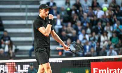 Jannik Sinner Tennis Match