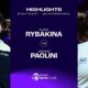 Jasmine Paolini And Elena Rybakina Tennis