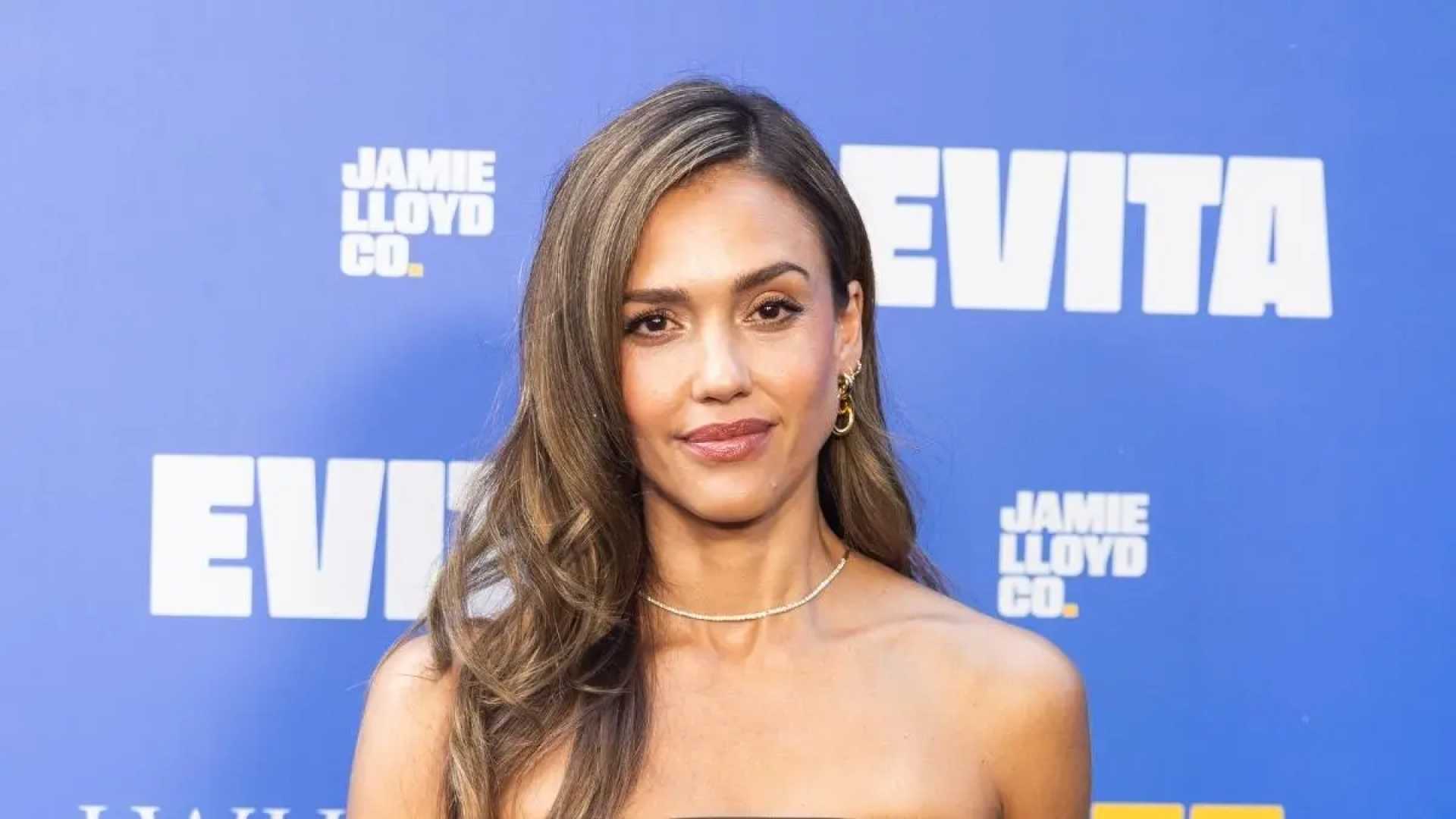 Jessica Alba Red Mini Dress New York City