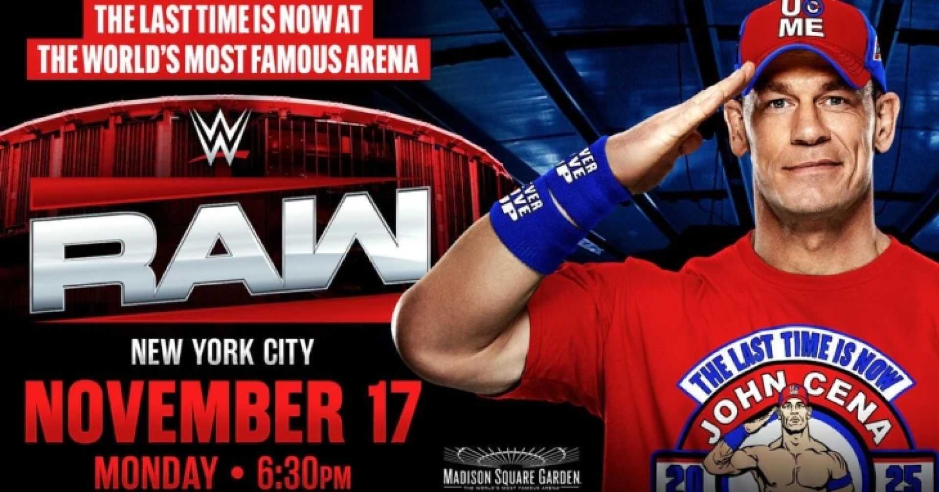 John Cena Farewell Tour Boston New York
