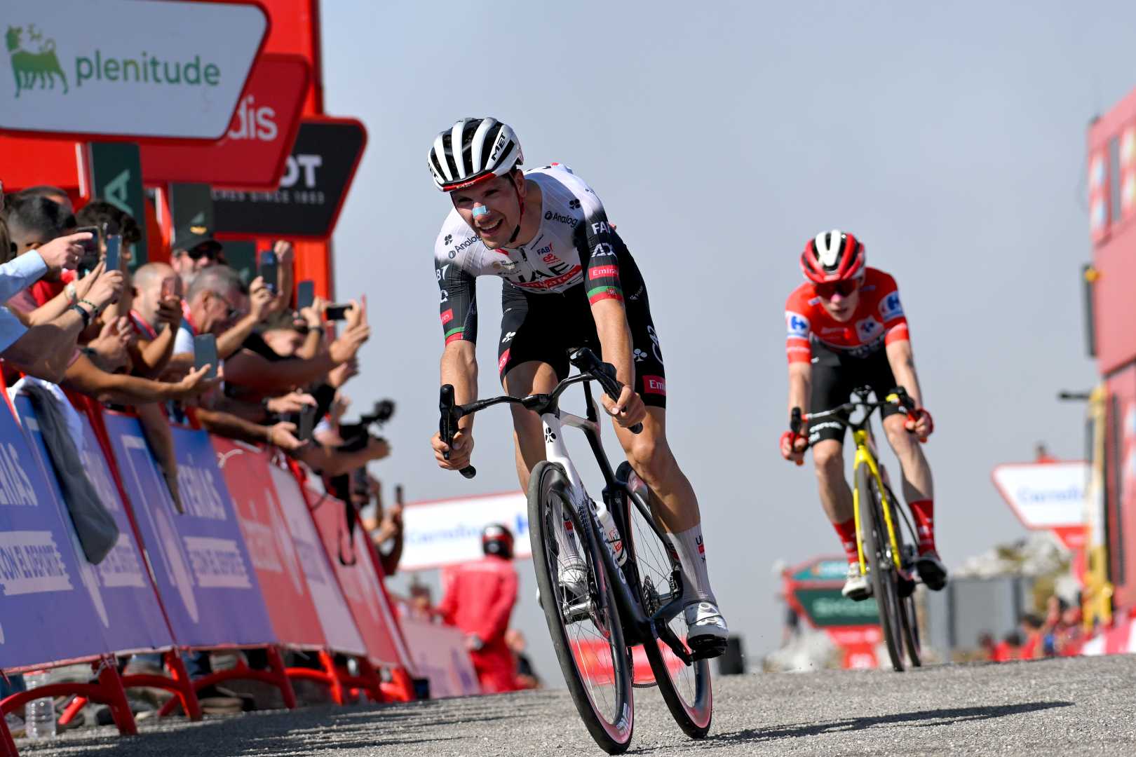 João Almeida Vuelta A España Angliru Climb