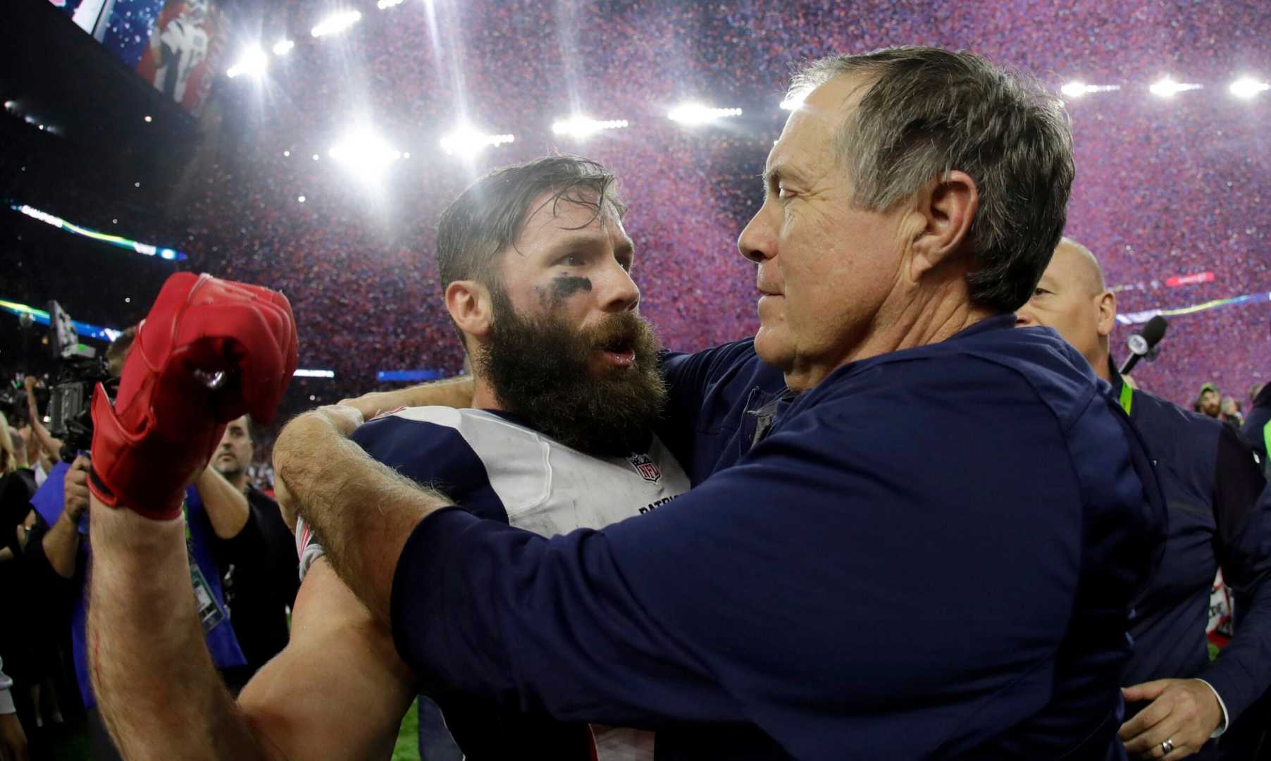 Julian Edelman Bill Belichick Unc Football