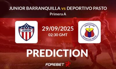 Junior Deportivo Pasto Colombian League Match