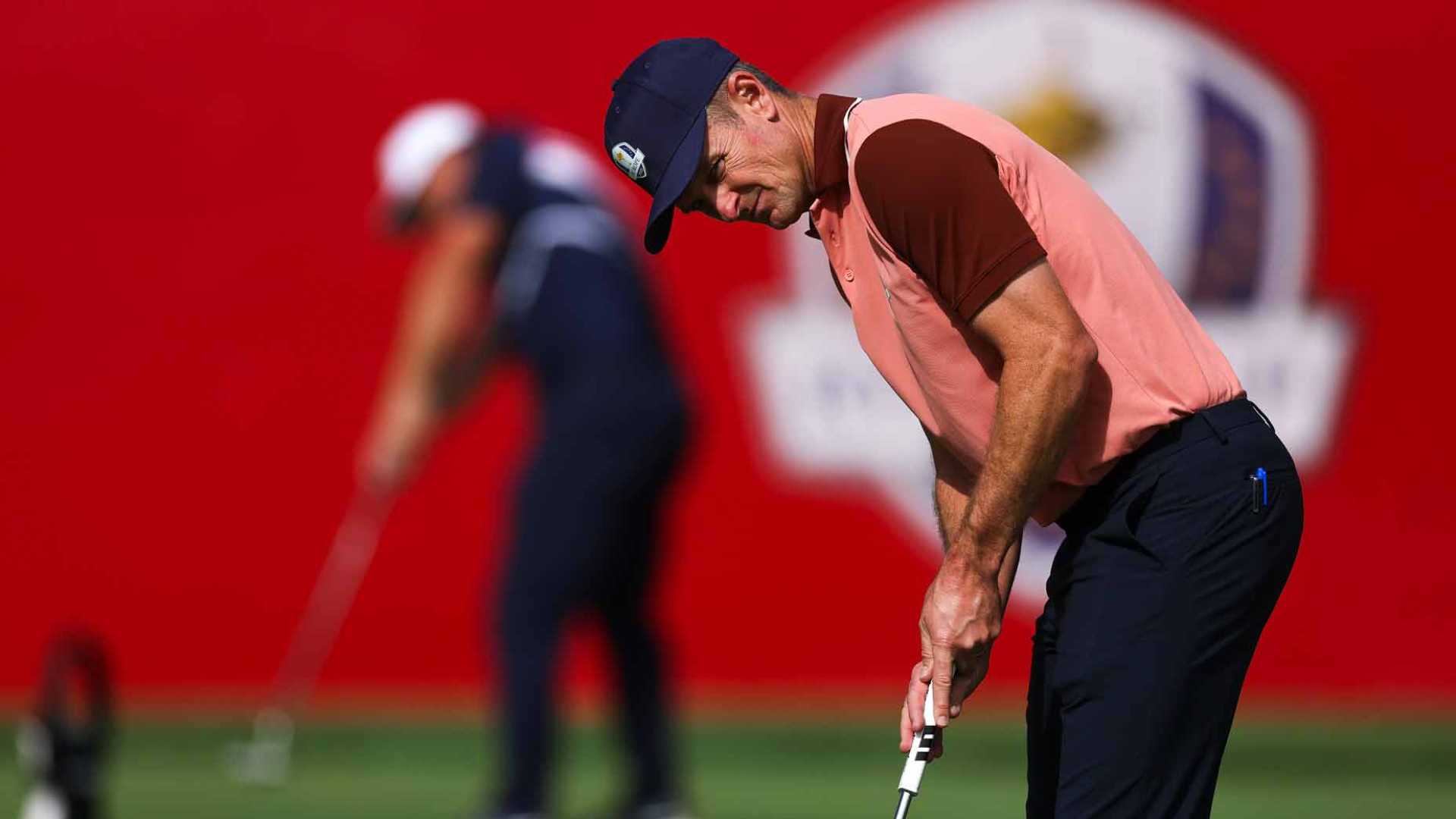 Justin Rose Putting Practice Ryder Cup