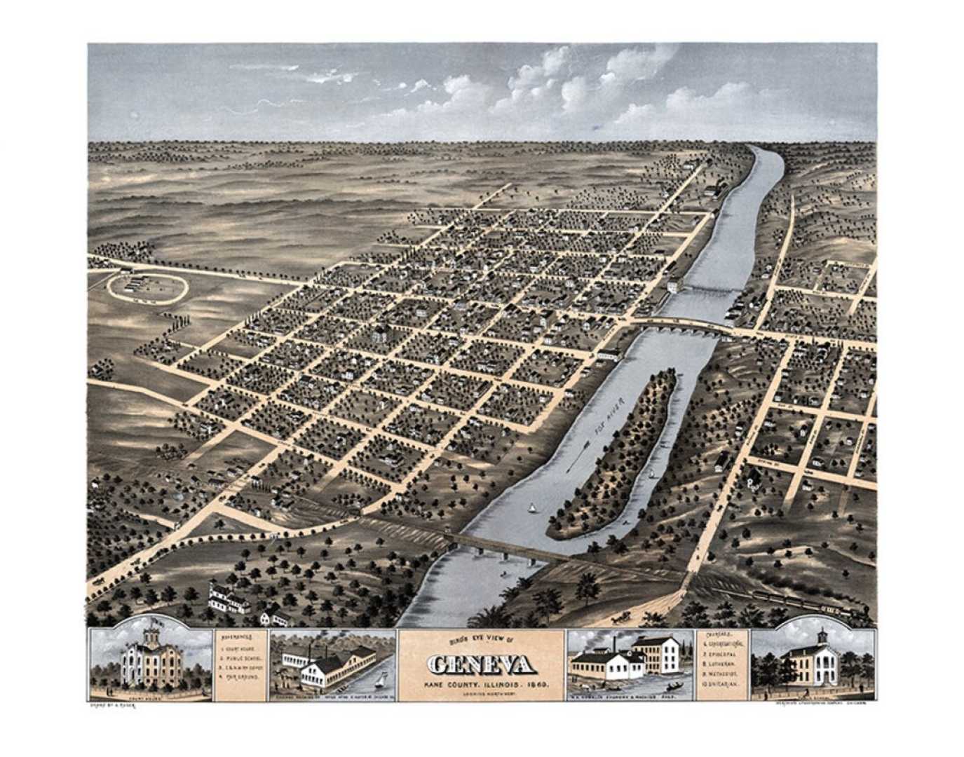 Kane County Illinois Aerial Photos Insurance Dispute
