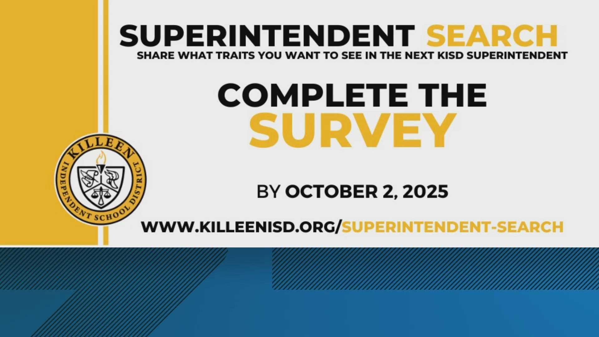 Killeen Isd Superintendent Search Survey
