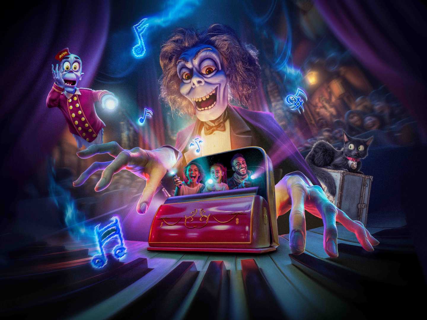 Kings Island Phantom Theater Ride Announcement