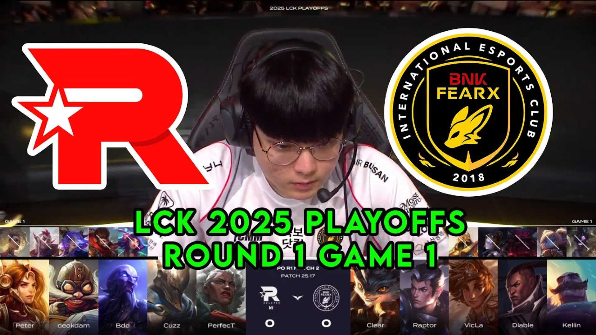 Kt Rolster Bnk Fearx Lck Playoffs