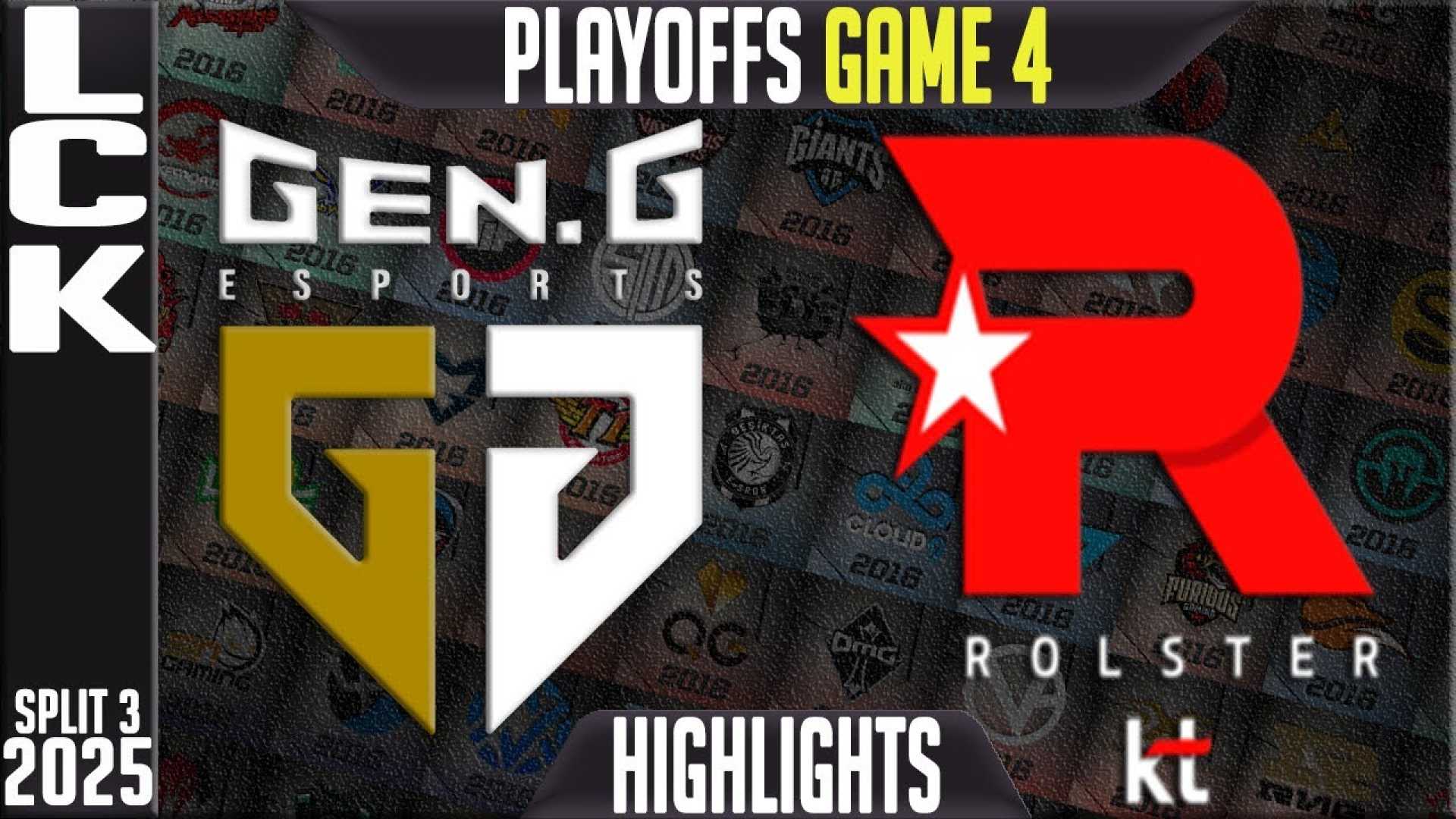 Kt Rolster Gen.g League Of Legends Playoffs