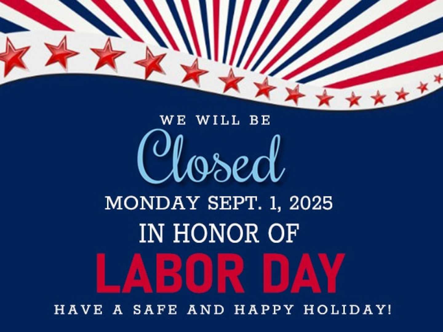Labor Day Pensacola Open Closed