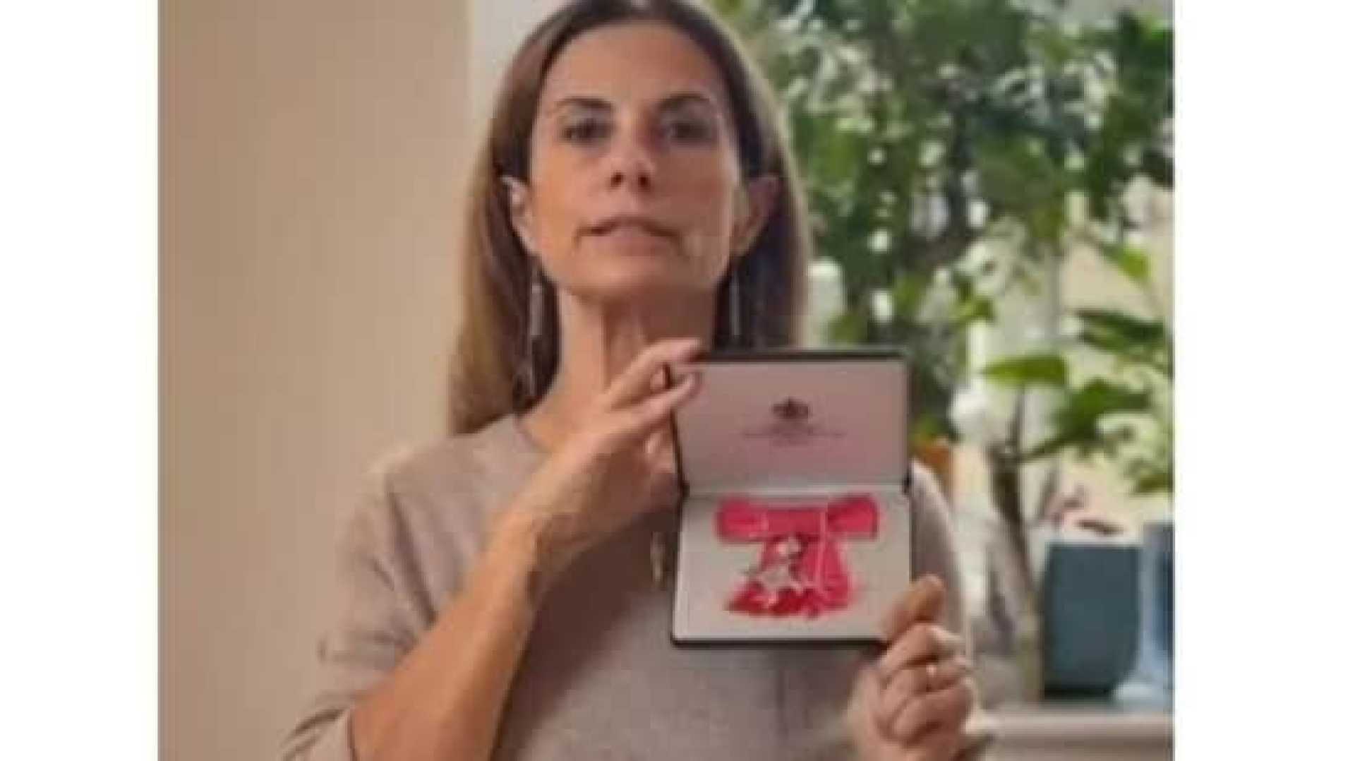 Livia Giuggioli Mbe Medal Return