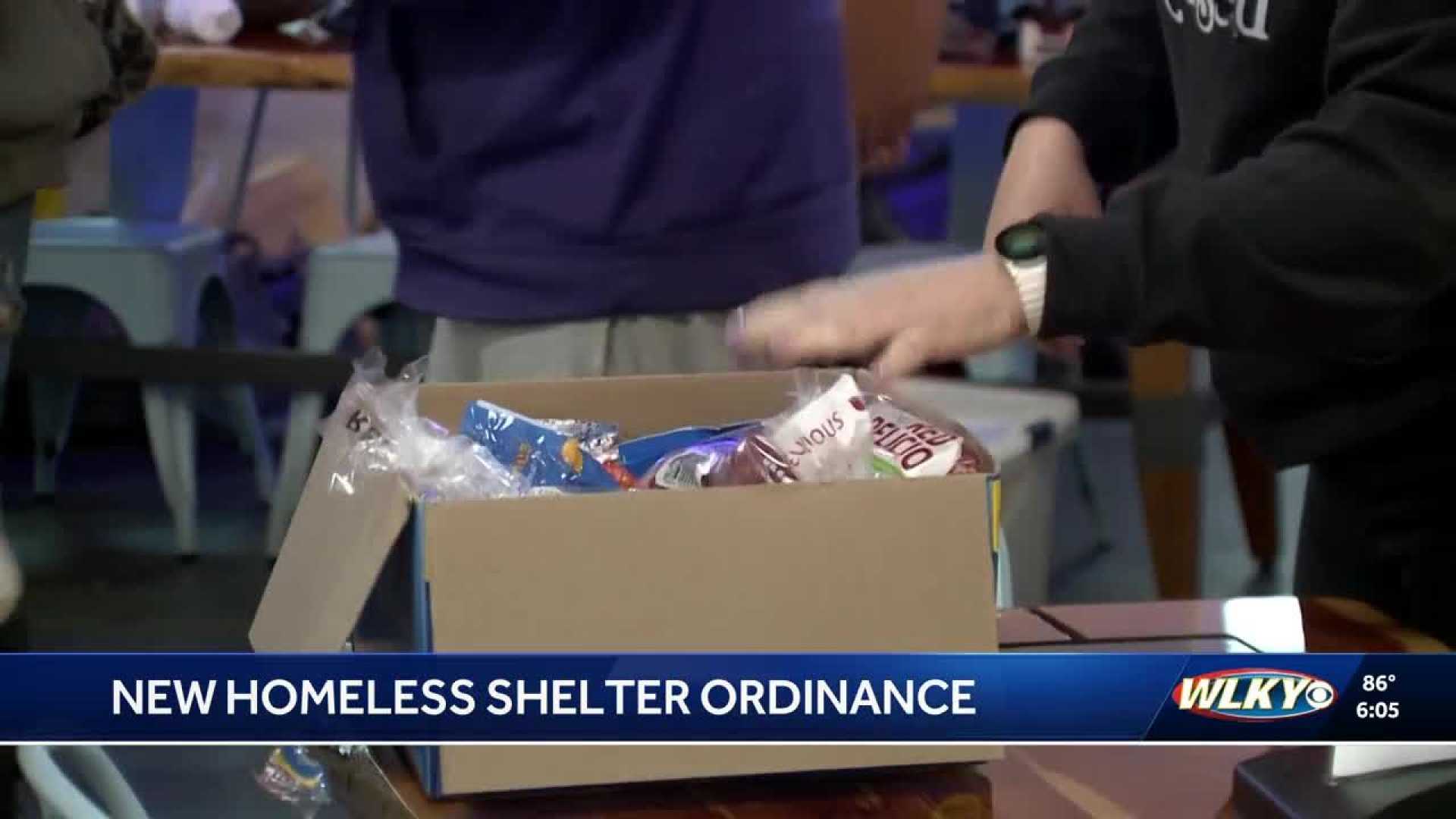 Louisville Emergency Homeless Shelters Ordinance