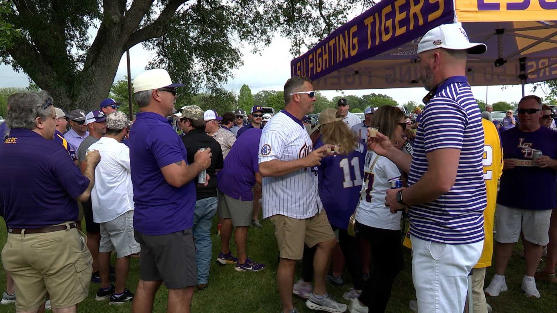 Lsu Football Game Tailgate Family